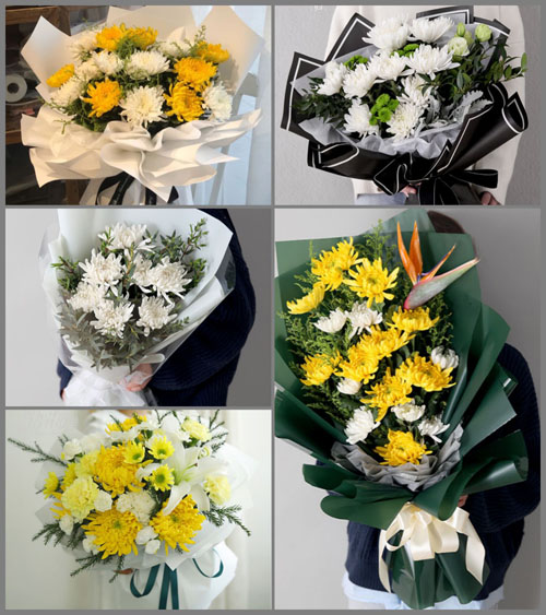 山西太原小店区黄陵街道马练营村白事花束代送